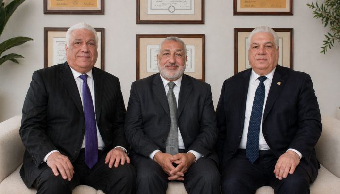 Founders and Principals of T.H.E Architects. Hisham Fathy, Essam Fathy and Tarik Fathy